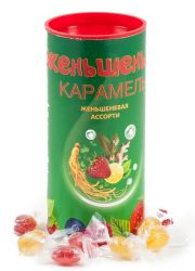 Женьшенька карамель ассорти 100гр.