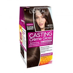 Крем-Краска для волос Loreal casting creme gloss тон 400 каштан