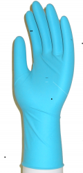 Перчатки смотровые нестерильные нитриловые удлиненные повышенной прочности (р.M) 25 пар (XN809)