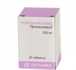 Новокаинамид 250мг №20 таблетки
