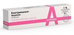 Клотримазол-Акрихин 1% мазь 20г