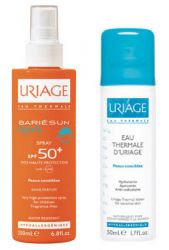 Урьяж БАРЬЕСАН SPF50+ спрей для детей 200мл+термальная вода 50мл