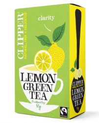 Heath&Heather Зеленый с лимоном Clipper чай №20 пакетики
