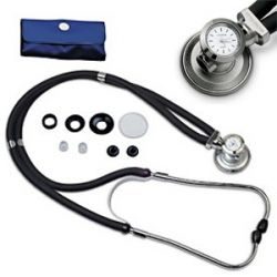 Литл Доктор стетоскоп раппапорта LD STETIME со встроенными часами черный