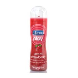 Интим Гель-Смазка Durex Play Sweet Strawberry С Ароматом Сладкой Клубники 50 Мл