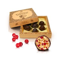 Конфеты Кедровый грильяж с клюквой 120г