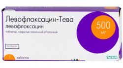 Левофлоксацин-Тева 500мг №7 таблетки