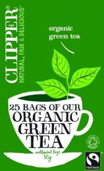 Heath&Heather Зеленый Органик Clipper чай №25 пакетики
