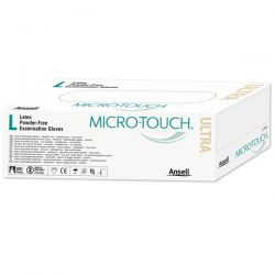 Перчатки Micro-Touch Ultra смотровые нестерильные латексные неопудренные (р.M) 50 пар