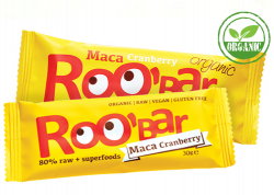 Рубар батончик с макой и клюквой 30гр organic