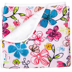 Глориес непромокаемая пеленка Цветы 80х68см