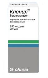 Кленил 250мкг/доза 200доз р-р для ингаляций