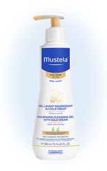 Мустела Бебе гель для купания питательный с кольд кремом 300мл