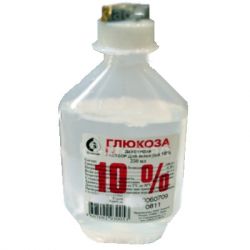 Глюкоза 10% раствор для инфузий 250мл №10 флакон пэт