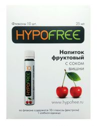 Гипофри напиток фруктовый 1ХЕ 10гр  глюкозы (декстрозы)