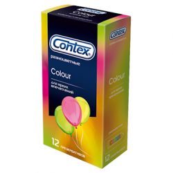 Контекс презервативы Colour цветные 12шт