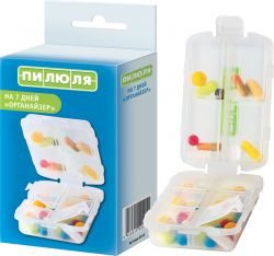 Пилюля таблетница на 7 дней Органайзер арт.2015
