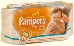 Памперс салфетки влажные Naturally Clean 64шт