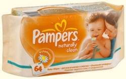 Памперс салфетки влажные Naturally Clean 64шт