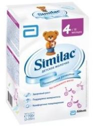 Симилак 4 смесь детское молочко 700г пачка