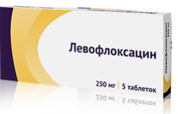 Левофлоксацин 250мг №5 табл