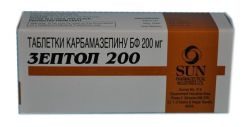 Зептол 200мг №30 таблетки пролонгированного действия