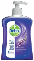 Деттол мыло жидкое антибактериальное для рук Мягкий уход 250мл с экстрактами винограда и лаванды
