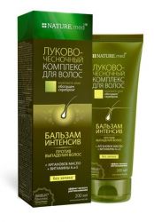 Натур мед луково-чесночный комплекс для волос бальзам-интенсив 200мл