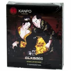 Канпо презервативы Sei Original White классические 3шт черная упаковка