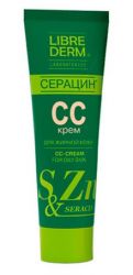 Либридерм Серацин СС крем для жирной кожи 30мл
