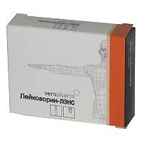 Лейковорин-ЛЭНС лиофилизат для раствора 25мг №5 флаконы