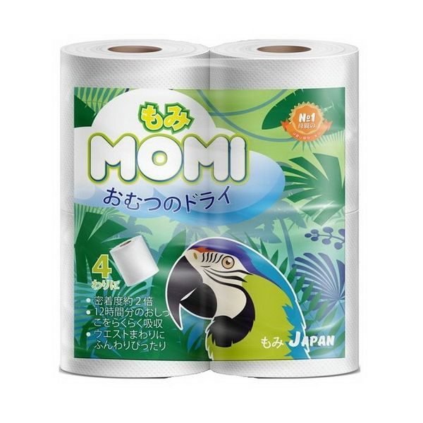 Бумага туалетная MOMI 3-х слойная 4 рулона