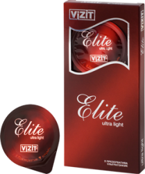Визит презервативы Elite Ultra Light ультратонкие 2шт