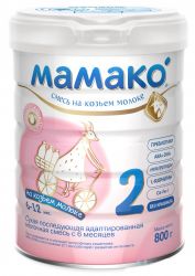 Мамако-3 молочко детское с бифидобактериями на основе козьего молока с 1 года 800г