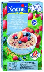 Нордик каша моментального приготовления овсяная с яблоком