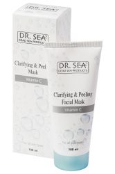 Dr.Sea Осветляющая маска- пилинг для лица с витамином С 100мл арт.214