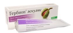 Гербион эскулюс гель 40г туба