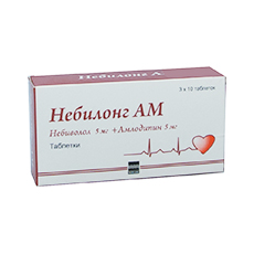 Небилонг АМ 5мг+5мг №30 таблетки