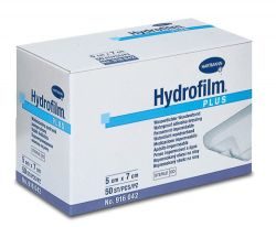 ХАРТМАНН/HARTMANN HYDROFILM PLUS пленочная повязка с впитывающей подушкой 5х7