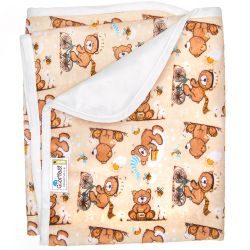 Глориес непромокаемая пеленка Медвежонок 80х68см