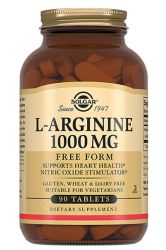 Солгар L-аргинин 1000мг №90 таблетки