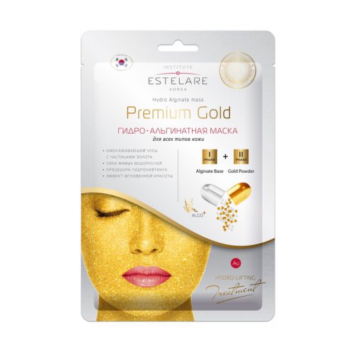 Гидроальгинатная маска Estelare Premium Gold для всех типов кожи