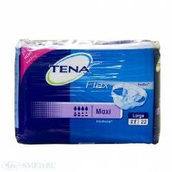 Тена Флекс подгузники для взрослых макси (l) 22шт