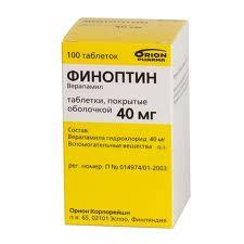 Финоптин 40мг №100 таблетки