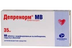 Депренорм МВ 35мг №60 таблетки пролонгированного действия