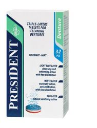 Президент таблетки для зубных протезов 32шт