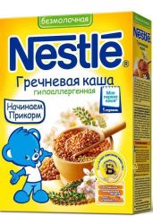 Нестле каша безмолочная гречневая гипоаллергенная 200г