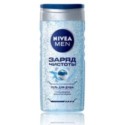 Нивея фор мен гель для душа заряд чистоты для мужчин 250мл (80892)