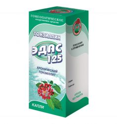 Эдас-125 Тонзиллин капли 25мл