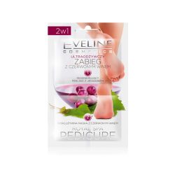 скраб д/ног+эксклюзивная маска с красным вином Evelineroyal spa 2в1